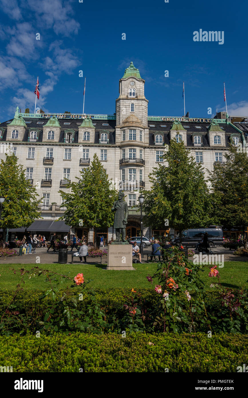 Grand Hotel, Oslo, Norway Stock Photo Alamy