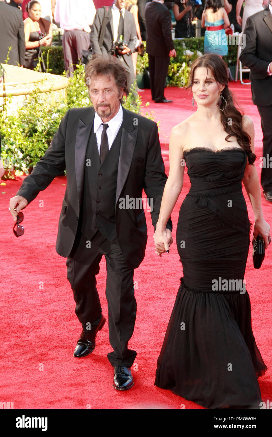 Al Pacino and Lucila Sola at the 62nd Annual Primetime Emmy Awards held ...