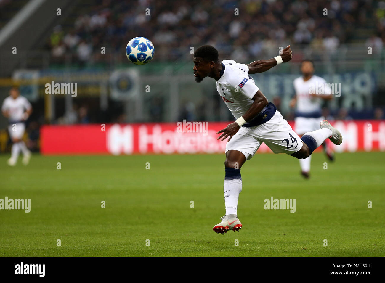 Milano, Italy. 18th September, 2018.  Serge Aurier of Tottenham Hotspur Fc in action during Uefa Champions League  Group B match  between FC Internazionale and Tottenham Hotspur Fc. Credit: Marco Canoniero/Alamy Live News Stock Photo