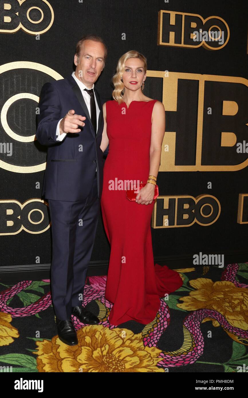 Bob Odenkirk, Rhea Seehorn at arrivals for HBO Emmy Awards After-Party