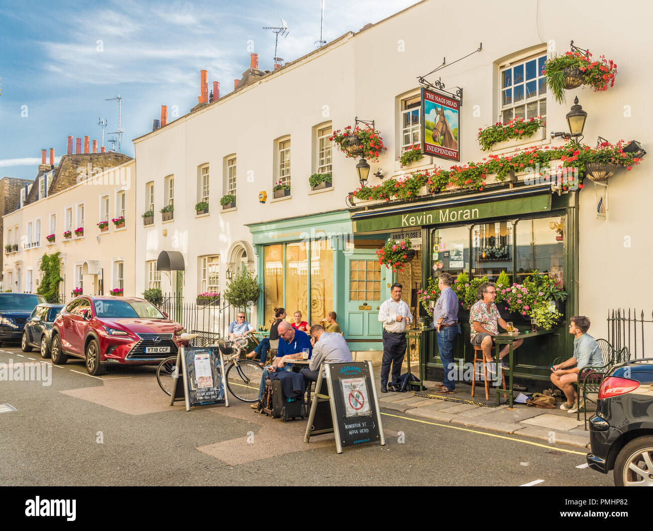 A typical view in London Stock Photo