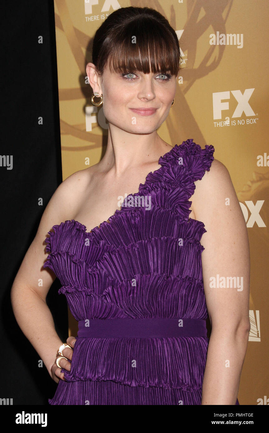 Emily Deschanel at the Fox Broadcasting Company, 20th Century Fox