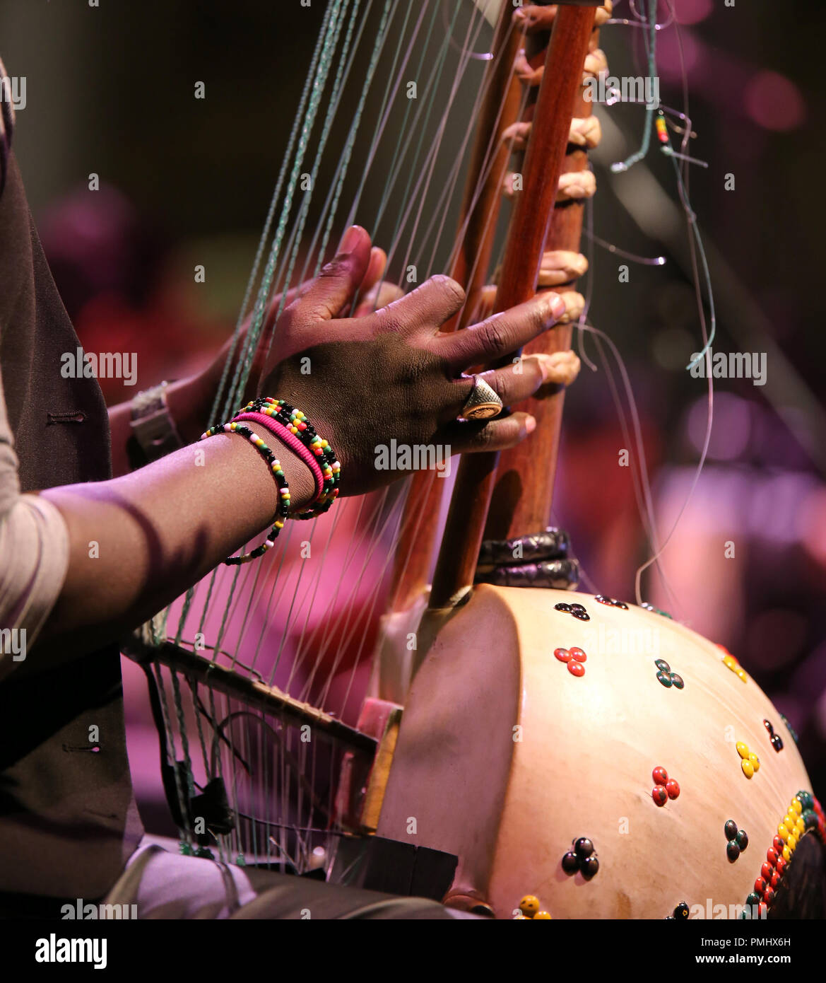 African ethnical music instruments hires stock photography and images