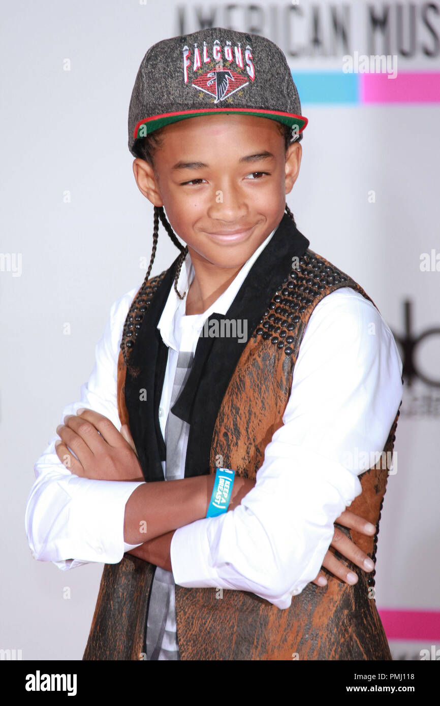 Jaden smith american music awards 2010 arrivals hi-res stock