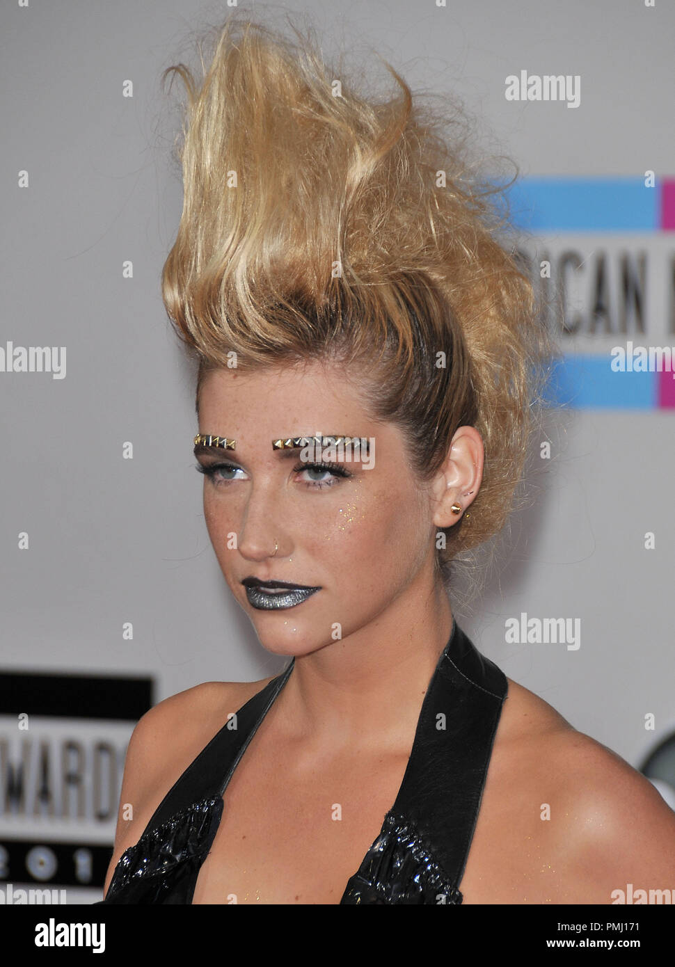 Ke$ha at the 2010 American Music Awards - Arrivals held at the Nokia Theatre L.A. Live in Los Angeles, CA. The event took place on Sunday, November 21, 2010. Photo by PRPP Pacific Rim Photo Press. File Reference # 30722 213PLX   For Editorial Use Only -  All Rights Reserved Stock Photo