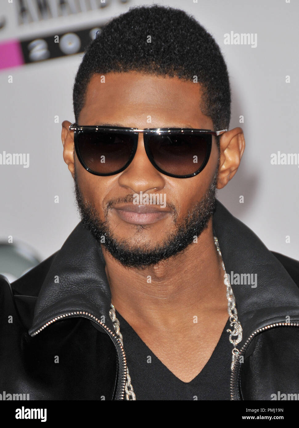 Usher at the 2010 American Music Awards - Arrivals held at the Nokia Theatre L.A. Live in Los Angeles, CA. The event took place on Sunday, November 21, 2010. Photo by PRPP Pacific Rim Photo Press. File Reference # 30722 285PLX   For Editorial Use Only -  All Rights Reserved Stock Photo