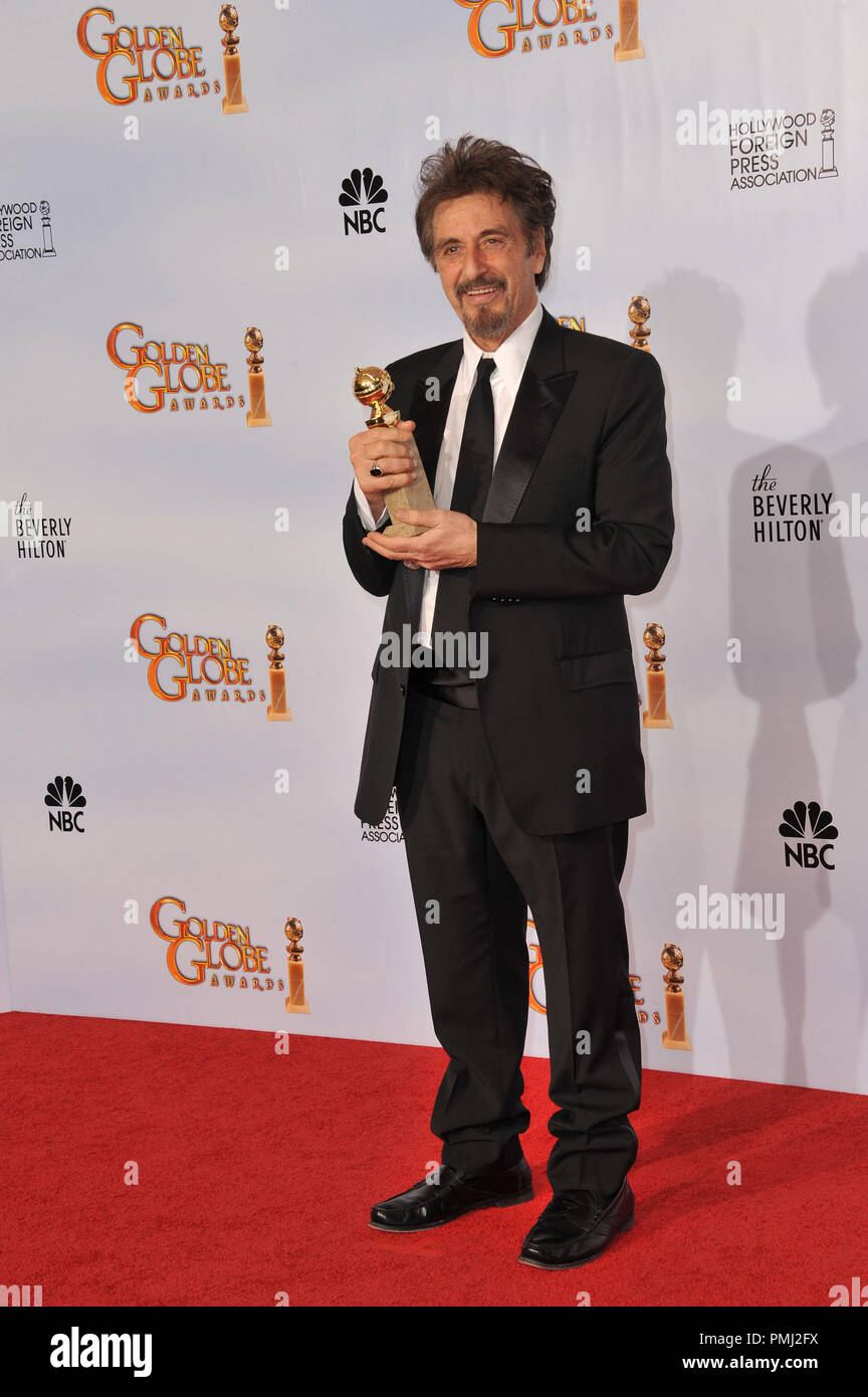 Al Pacino at the 68th Annual Golden Globe Awards at the Beverly Hilton