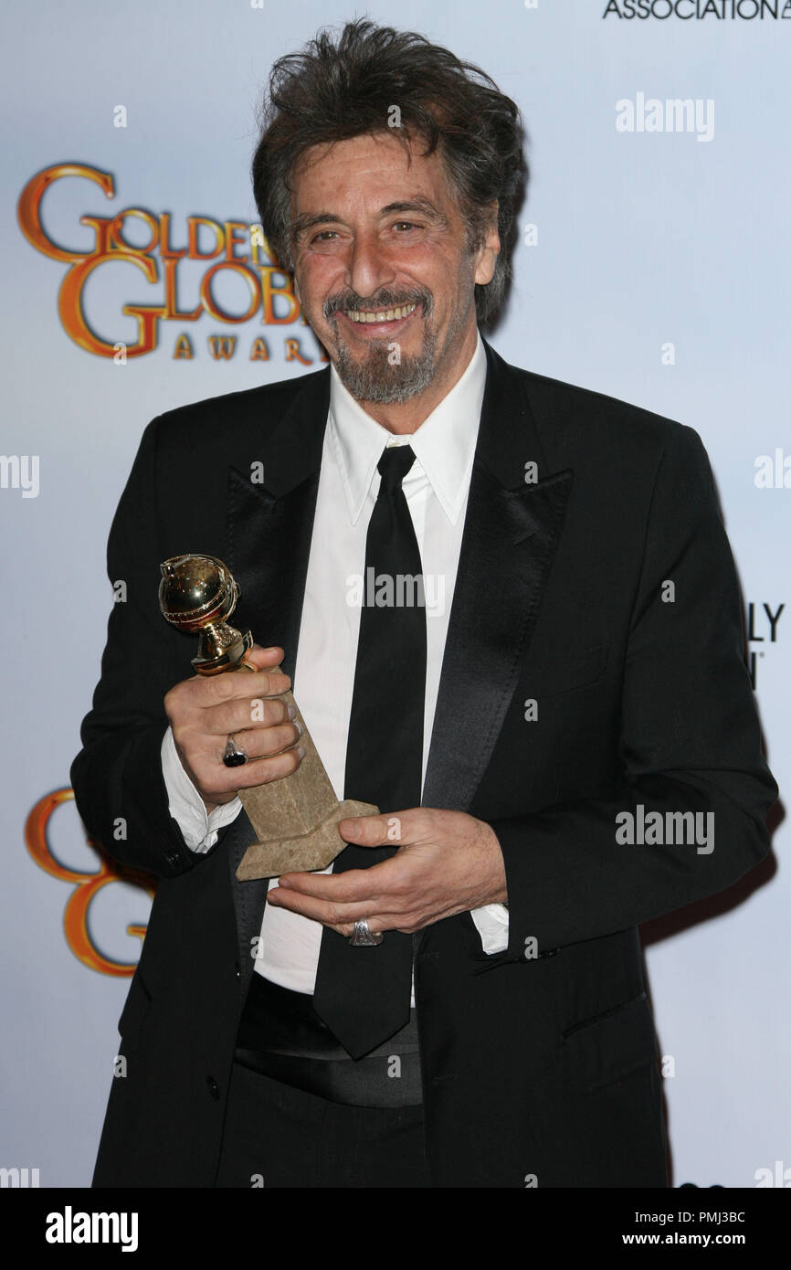 Al Pacino at THE 68TH GOLDEN GLOBES AWARDS - Press Room. The event was