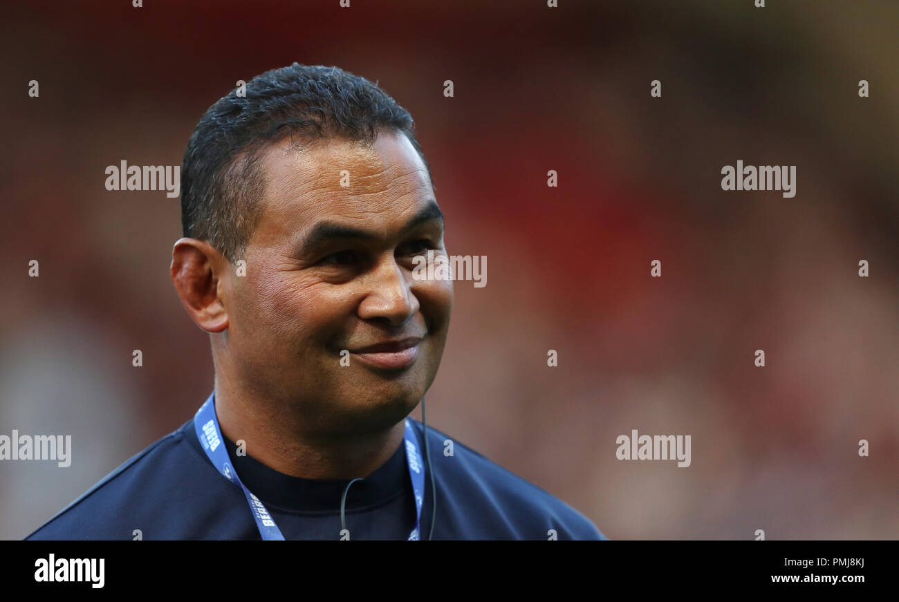 Bristol's Pat Lam during the Gallagher Premiership match at Ashton Gate ...