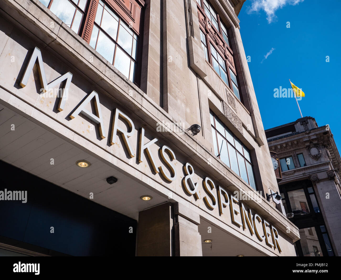 Marks and Spencer's, Flagship Store, Oxford Street, London, England, UK, GB. Stock Photo