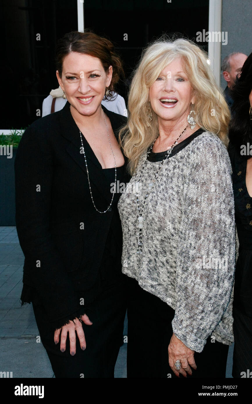 Joely Fisher and Connie Stevens at the Hollywood Chamber of Commerce ceremony to honor Bruce Dern, Laura Dern and Diana Ladd with three stars on the Hollywood Walk of Fame in Hollywood, CA, November 1, 2010.   Photo by © Joseph Martinez / Picturelux - All Rights Reserved File Reference # 30632 061PLX   For Editorial Use Only -  All Rights Reserved Stock Photo