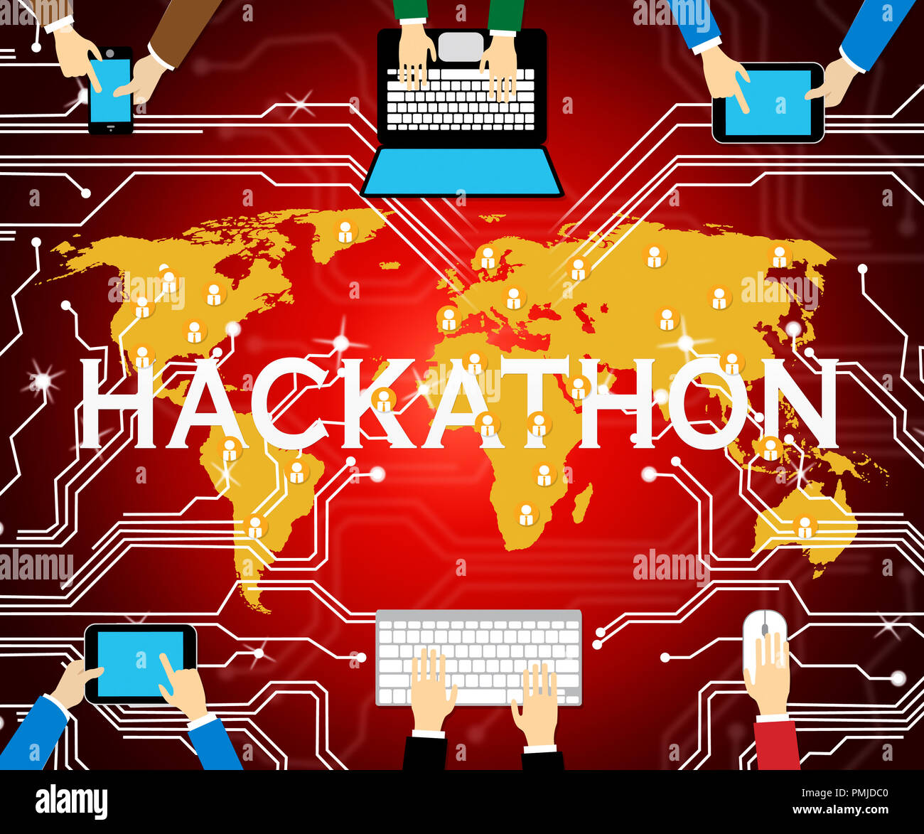 Online scammer illustration hi-res stock photography and images - Alamy