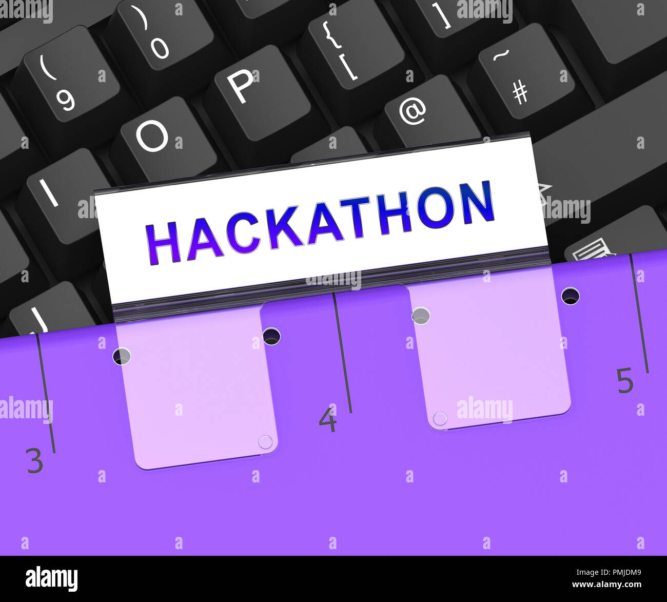 Hackathon Code Malicious Software Hack 3d Rendering Shows Cybercrime ...