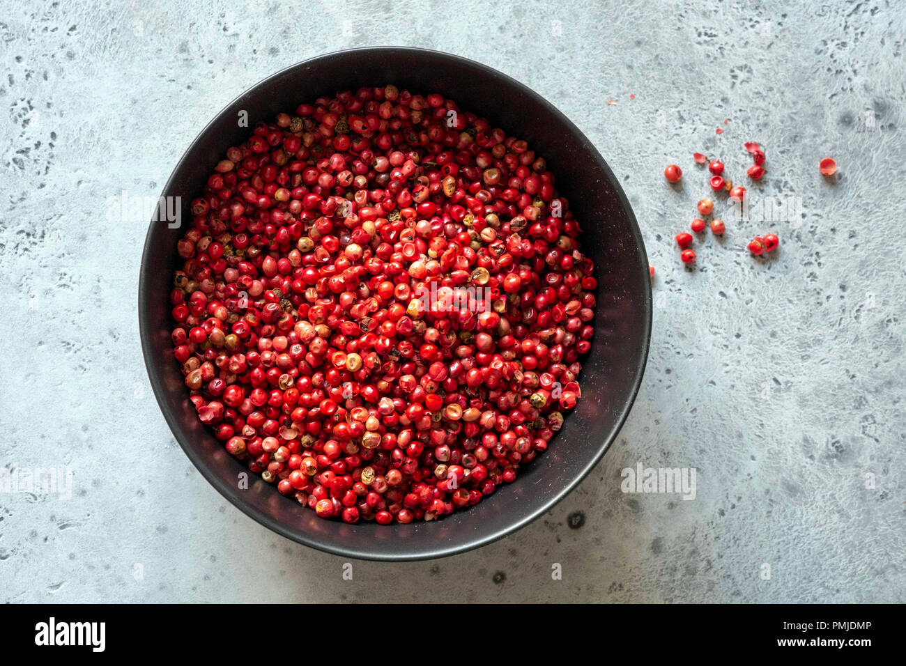 Pink/Red Peppercorns Stock Photo