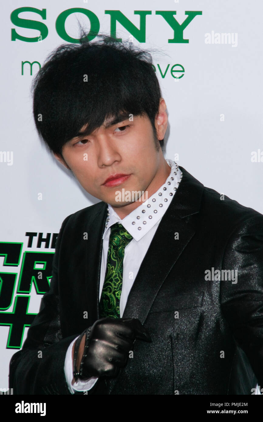 Jay Chou at the Premiere of Screen GemsColumbia Pictures' "The Green
