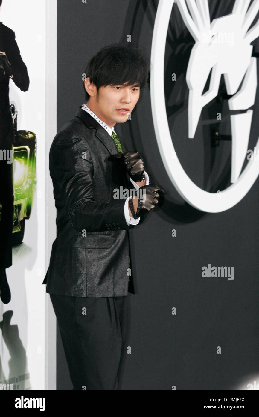 Jay Chou at the Premiere of Screen GemsColumbia Pictures' "The Green