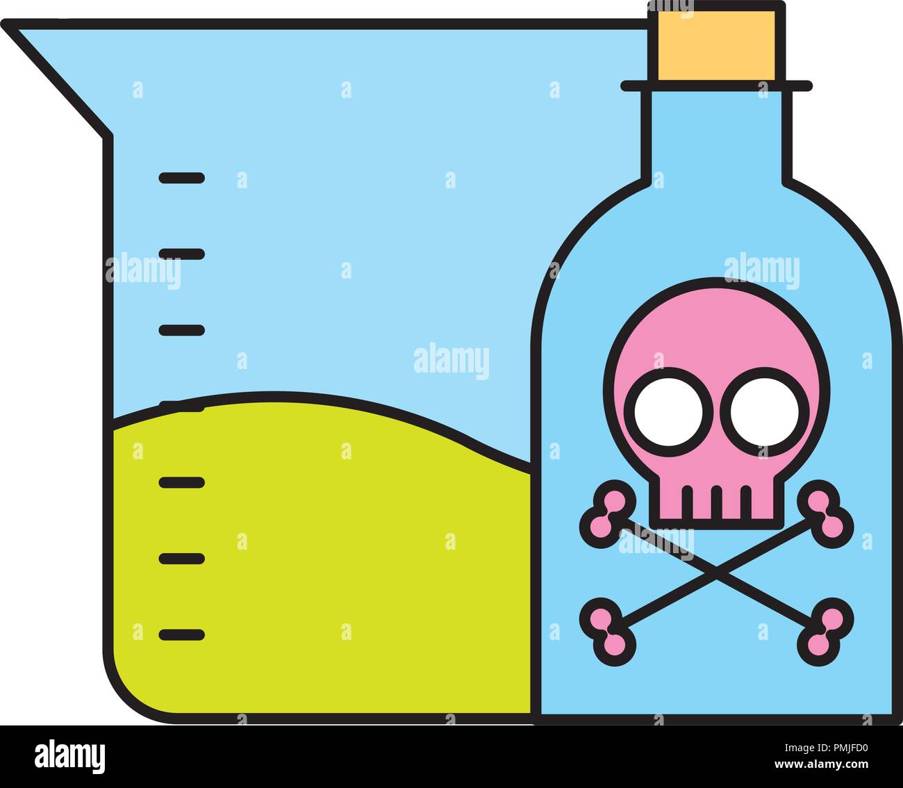 poison bottle test tube sample science Stock Vector Image & Art Alamy