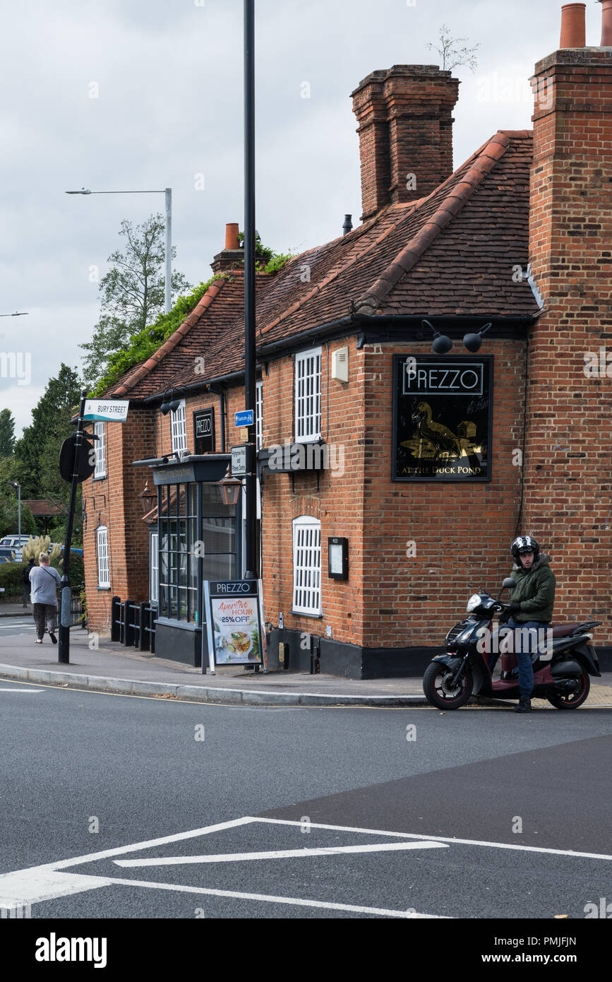 Prezzo Italian restaurant, in a historic16th century building, Bury