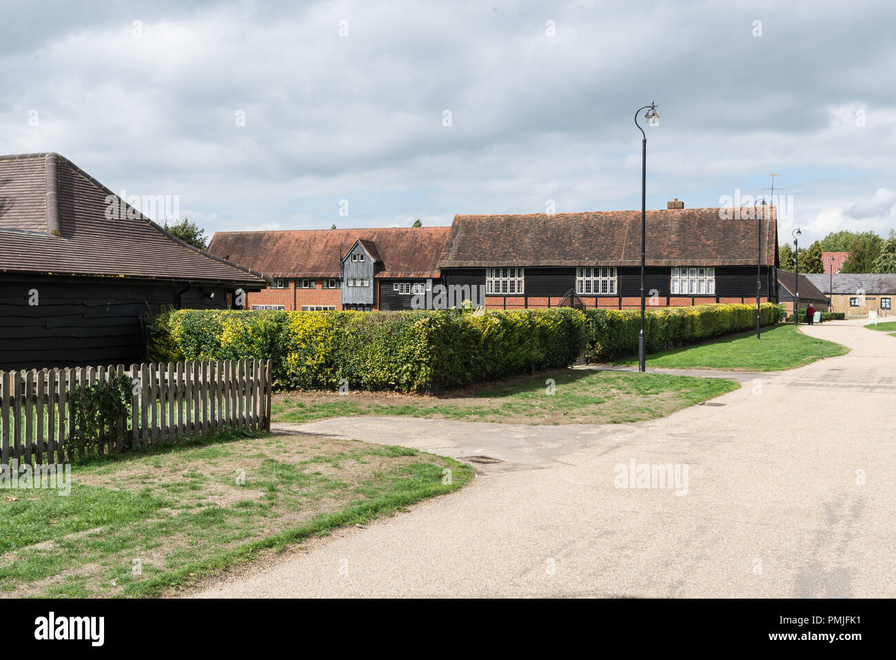 The public library in converted barns on Manor Farm estate, Ruislip