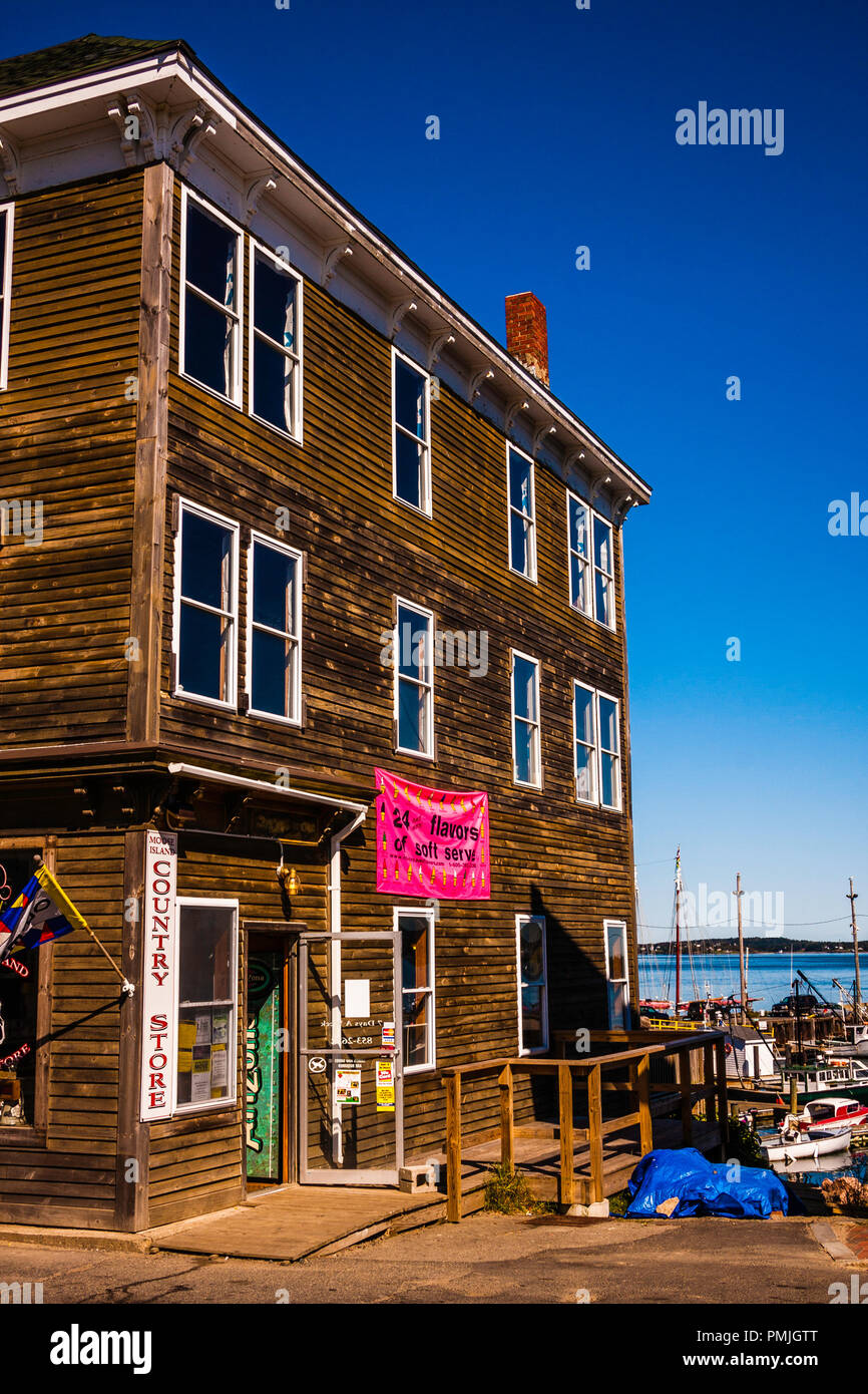 Buildings Eastport, Maine, USA Stock Photo Alamy