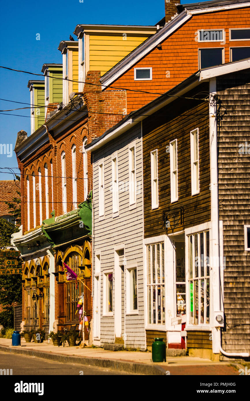 Buildings Eastport, Maine, USA Stock Photo Alamy