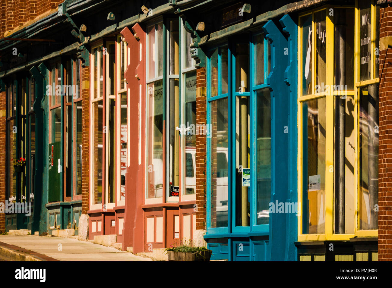 Buildings Eastport, Maine, USA Stock Photo Alamy