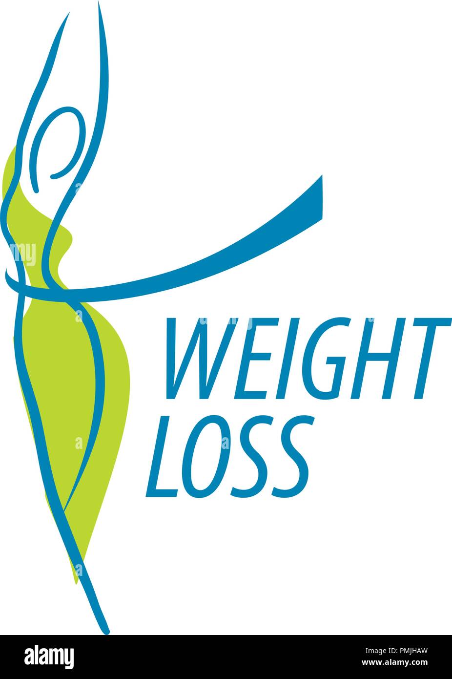weight loss logo Stock Vector Image & Art - Alamy