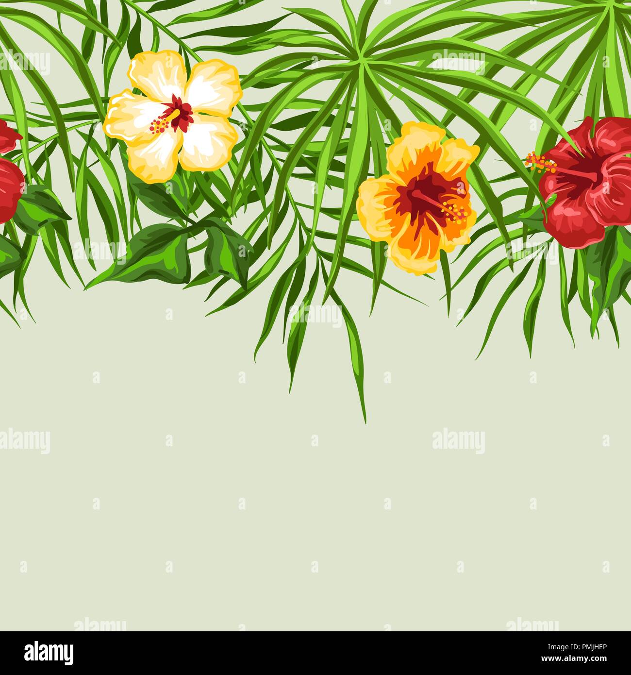 Tropical seamless pattern Stock Vector Image & Art - Alamy