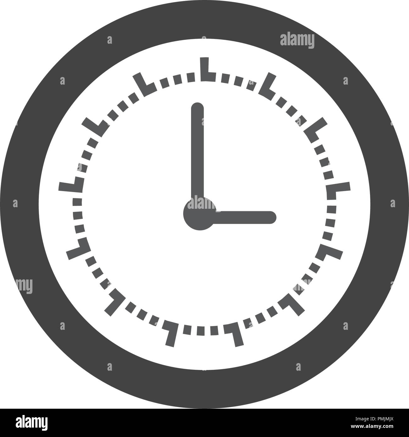 clock icon vector flat illustration design template Stock Vector Image ...