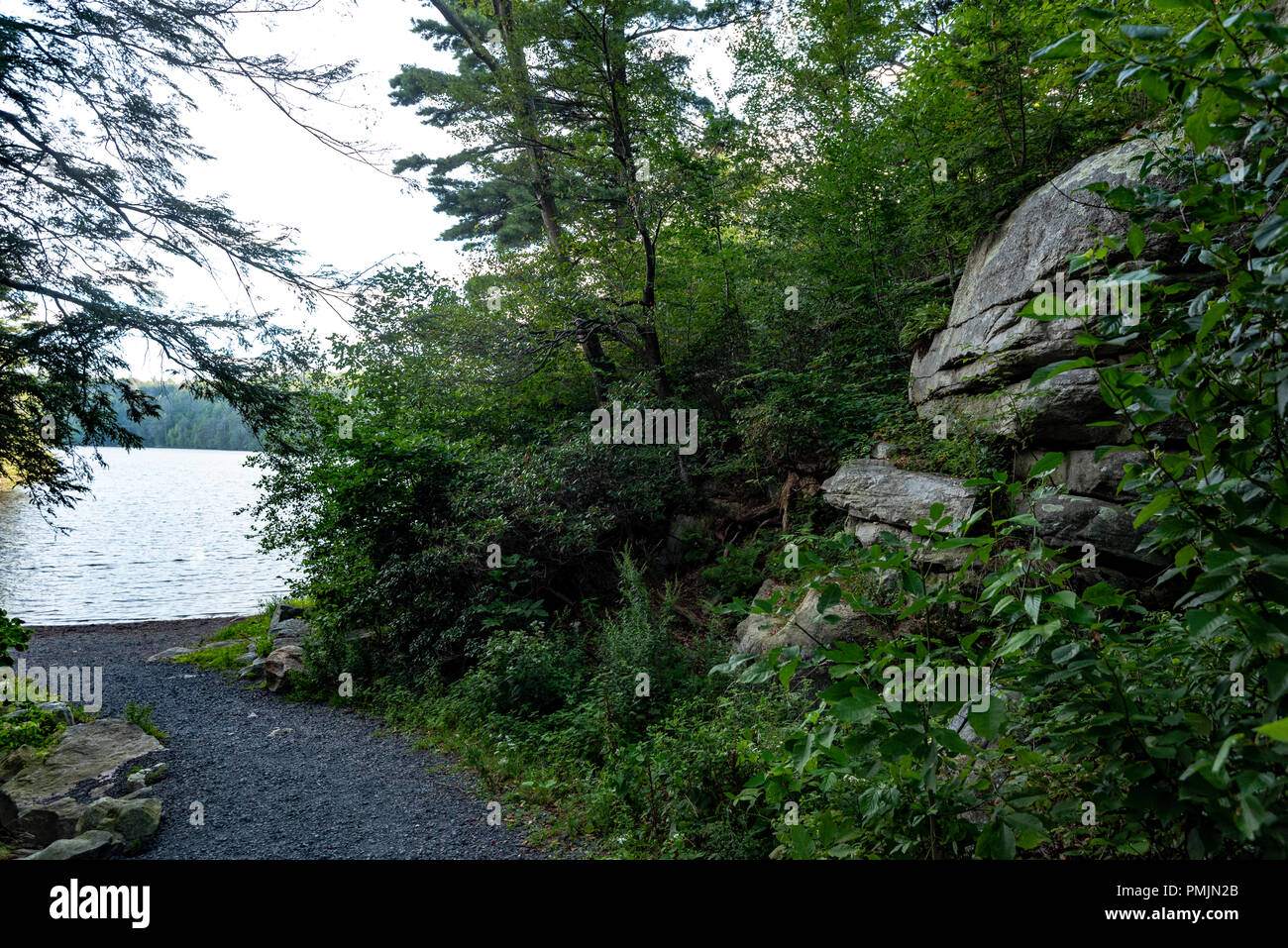 Lake Minnewaska in the Minnewaska State Park, New York Stock Photo Alamy