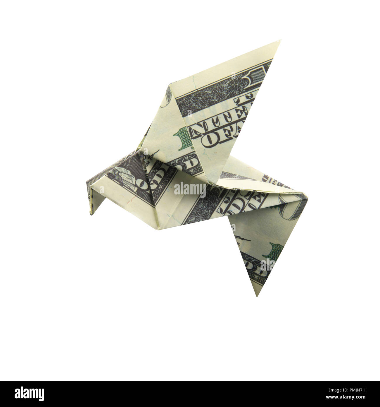 Origami Bird from banknotes Stock Photo - Alamy