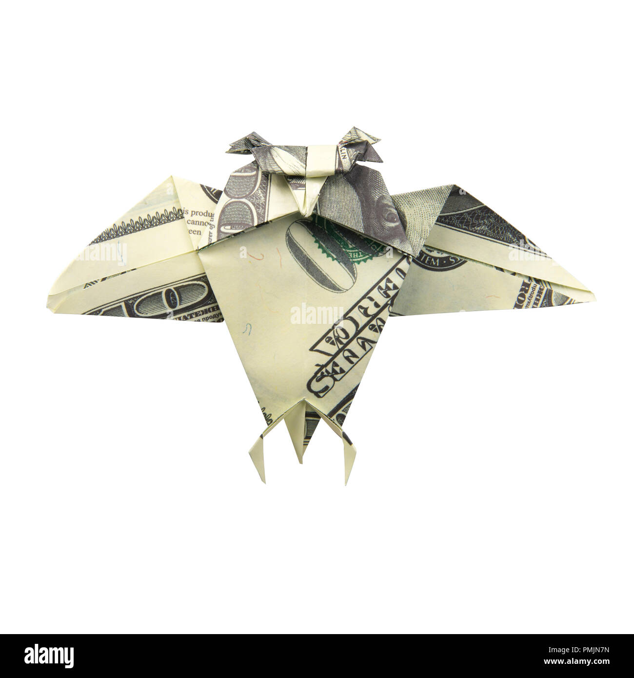 Origami Bird from banknotes Stock Photo - Alamy
