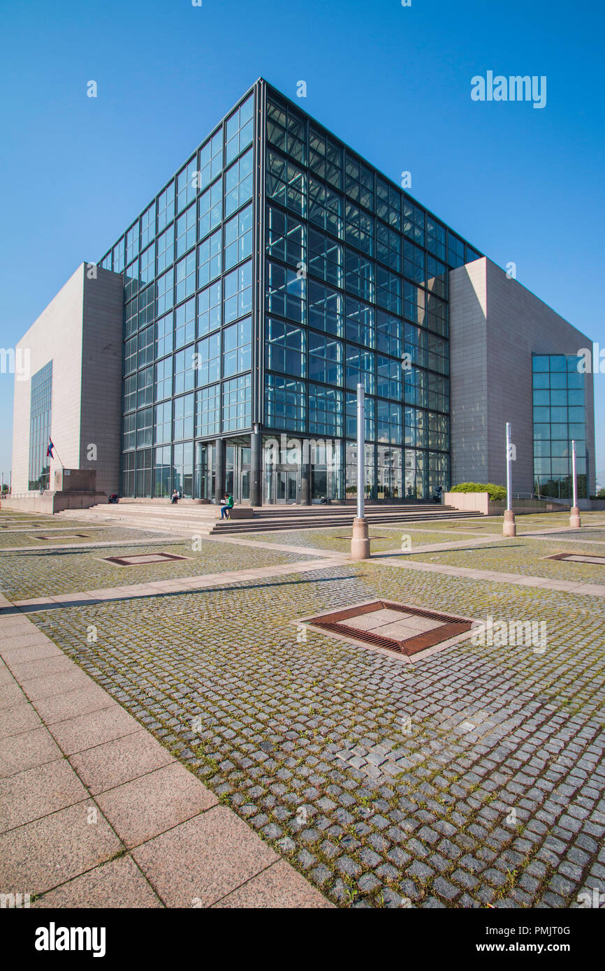 Zagreb, Croatia, building of the national and university ...