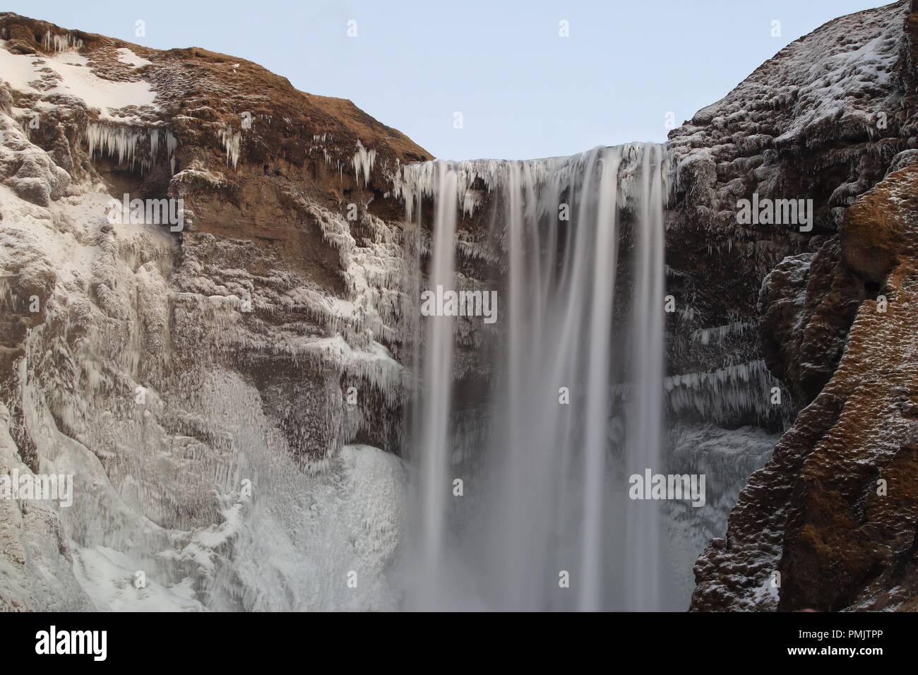 Skogafoss Waterfall, Iceland, Europe Stock Photo