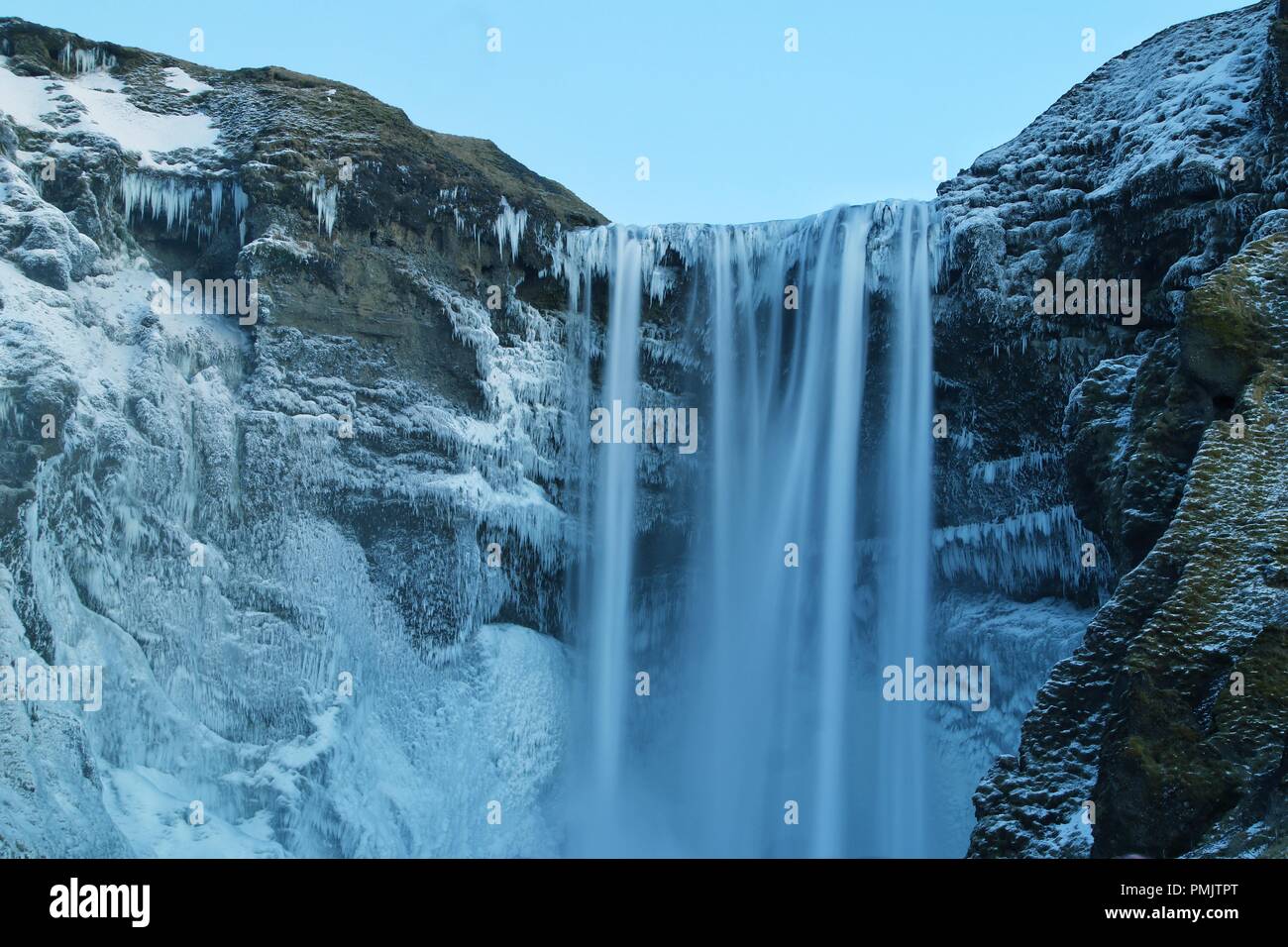 Skogafoss Waterfall, Southern Iceland, Europe Stock Photo