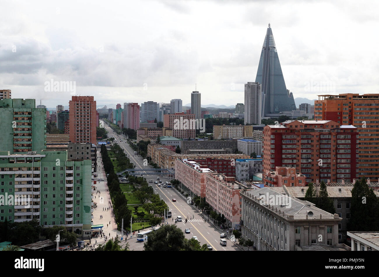 Pyongyang city skyline hi-res stock photography and images - Alamy