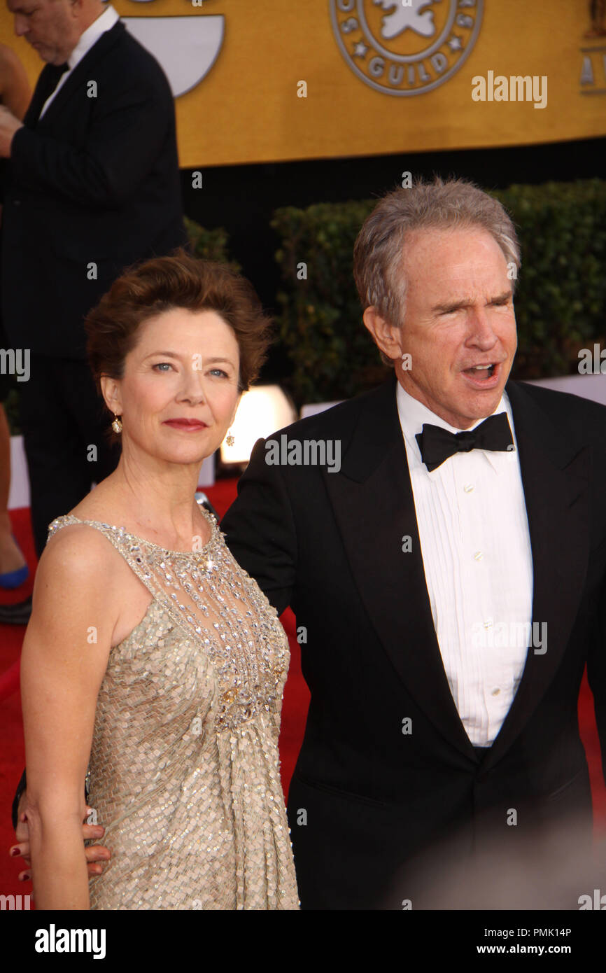 Annette Bening, Warren Beatty 01/30/2011, 17th Annual Screen Actors Guild Awards, the Shrine Exposition Center, Los Angeles Photo by Ima Kuroda /HollywoodNewsWire.net/ PictureLux Stock Photo