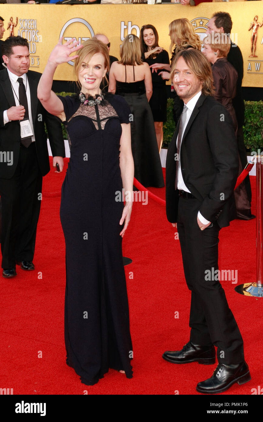 Nicole Kidman and Keith Urban at the 17th Annual Screen Actors Guild