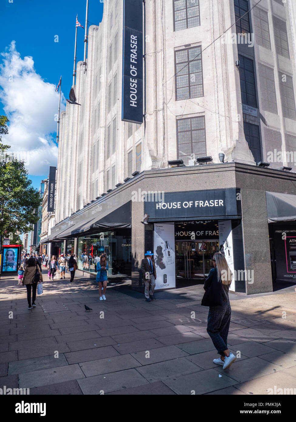 House of Fraser, Flagship Store, Oxford Street, London, England, UK, GB Stock Photo