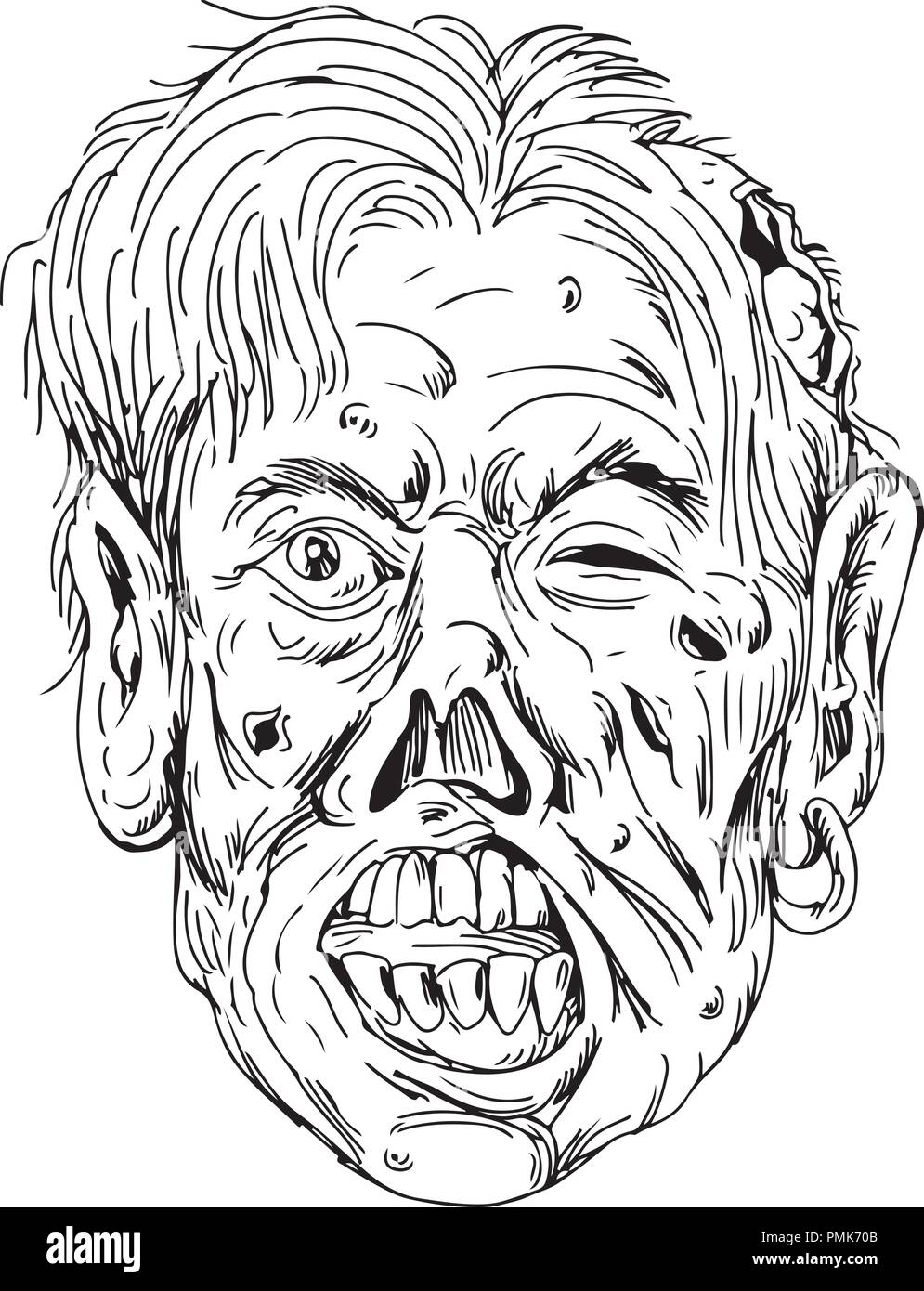 Zombie Drawing PNG Transparent Images Free Download  Vector Files  Pngtree