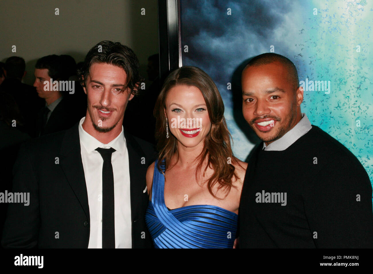 Eric Balfour, Scottie Thompson and Donald Faison at the World Premiere of Rogue's 'Skyline'. Arrivals held at The Regal Cinemas L.A. Live in Los Angeles, CA, November 9, 2010.  Photo © Joseph Martinez/Picturelux - All Rights Reserved.  File Reference # 30682 058JM   For Editorial Use Only - Stock Photo