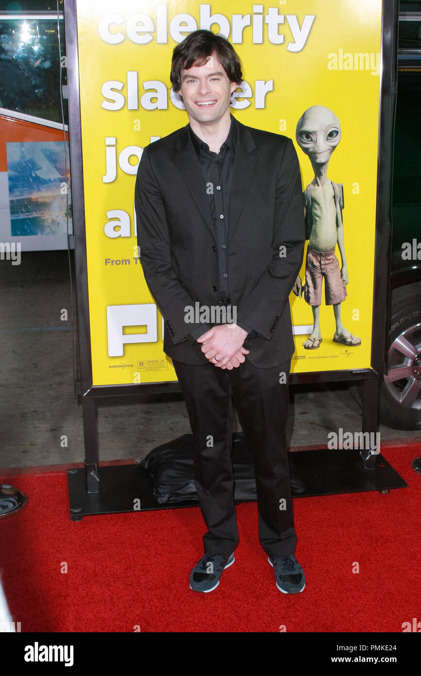 Bill Hader at the Premiere of Universal Pictures' "Paul". Arrivals held ...