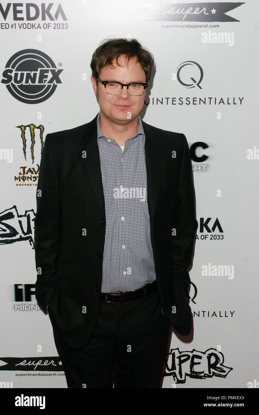 Rainn Wilson at the Premiere of IFC Midnight's 'Super'. Arrivals held at The Egyptian Theater in Hollywood, CA, March 21, 2011.  Photo by Joe Martinez / PictureLux Stock Photo