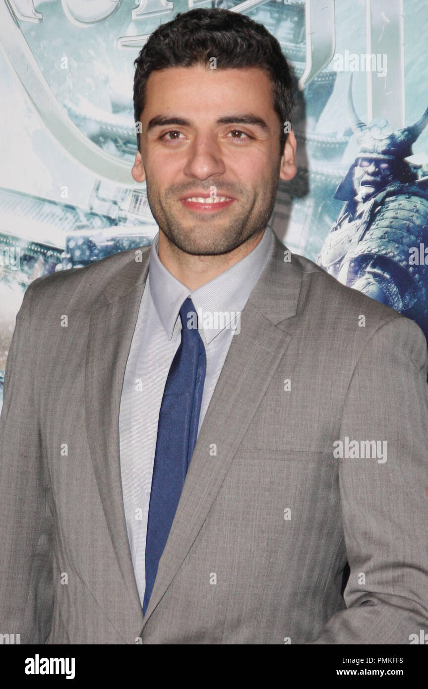 Oscar Isaac at the Los Angeles Premiere of "Sucker Punch" held at the Grauman's Chinese Theatre in Hollywood, CA. The event took place on Wednesday, March 23, 2011. Photo by Peterson Gonzaga Pacific Rim Photo Press / PictureLux. Stock Photo