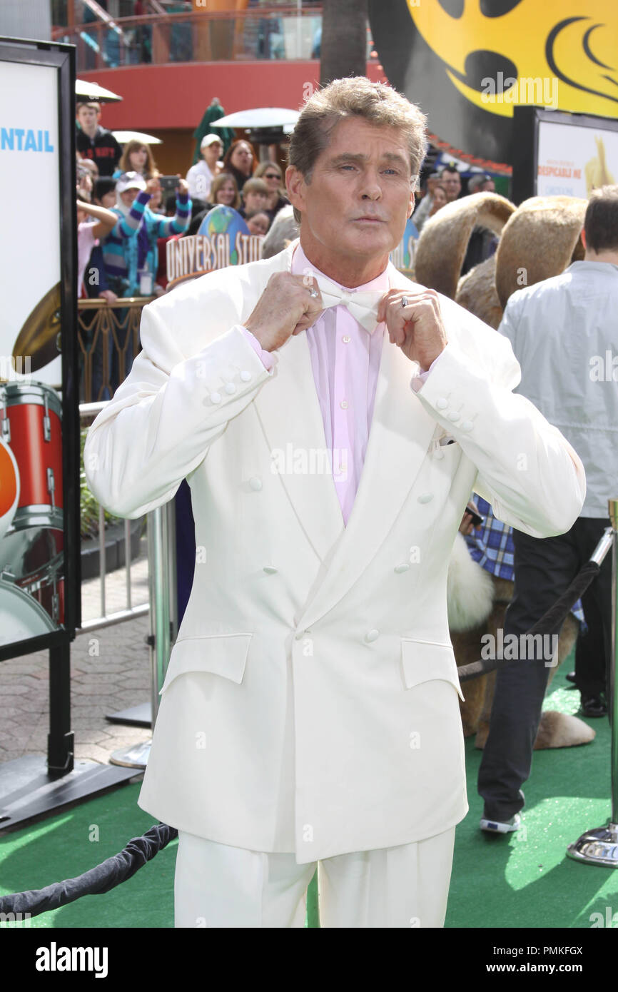 David Hasselhoff at the premiere of Universal Pictures' 'HOP.' Arrivals held at Universal Studios Hollywood in Universal City, CA, March 27, 2011. Photo by: Richard Chavez / PictureLux Stock Photo