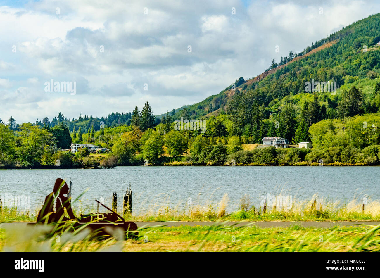 Scenes from Raymond, Washington State USA Stock Photo Alamy