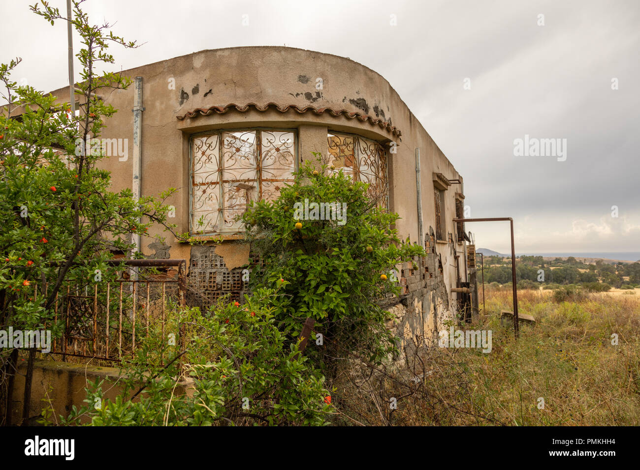 Ledra Street, part of the green line buffer zone patrolled by the U.N ...