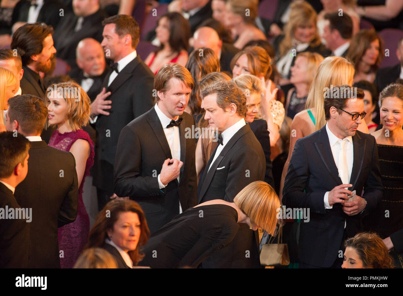 Tom Hooper, Oscar-nominee for Achievement in Directing, and Colin Firth, Oscar-nominee for Performance by an Actor in a Leading Role, at the 83rd Annual Academy Awards at the Kodak Theatre in Hollywood, CA February 27, 2011.  File Reference # 30871 377  For Editorial Use Only -  All Rights Reserved Stock Photo