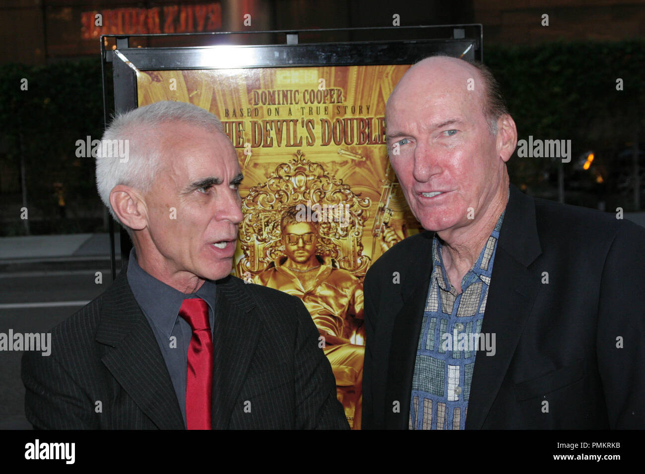 Director Lee Tamahori and Ed Lauter at the LA Special Screening of Lionsgate's 'The Devil's Double' at the 2011 Los Angeles Film Festival. Arrivals held at the Regal Cinemas L.A. Live 1 in Los Angeles, CA, June 20, 2011. Photo by: Richard Chavez / PictureLux Stock Photo