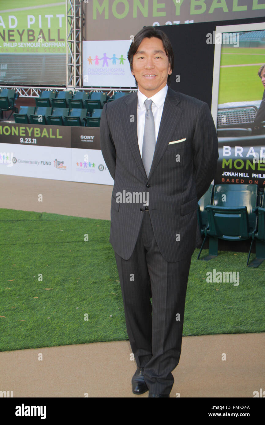 Hideki Matsui 09/19/2011,Moneyball, premiere, Paramount Theatre of the